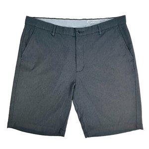 Greg Norman Shorts 38 Gray Bermuda Chino Outdoor Golf Pockets Flat Front